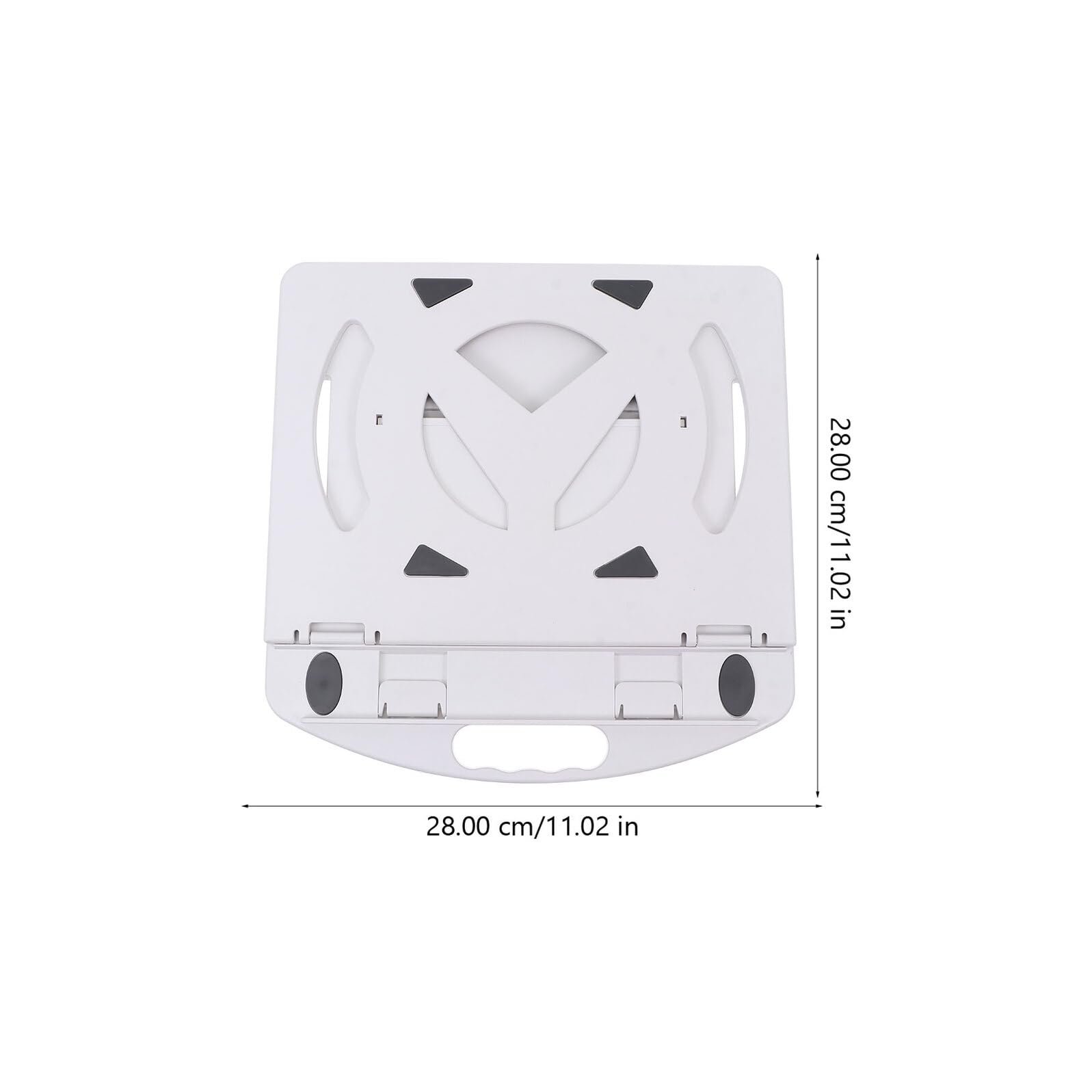 Подставка для ноутбука Регулируемая по высоте Вращающаяся Эргономичная с основанием теплоотвода Белый, фото №5