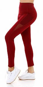 Леггинсы Jela London Flex Fit Сетка Однотонные с боковым карманом - Фото 1