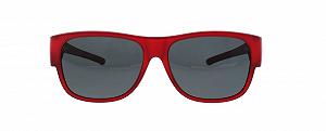 Сонцезахисні окуляри DanCarol DC-POL-2100B-C2, червоний, універсальний розмір - Фото 1