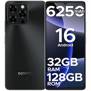 Смартфон DOOGEE Note 58, 32GB+128GB/2TB, 6.75 дюймов HD+ IPS T7250 Octa Core, 16MP + 8MP, Dual SIM 4G - Фото 1