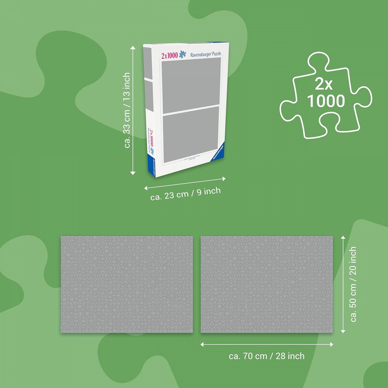 Пазл Ravensburger 12000988 Greece & Italy 2 x 1000 деталей, фото №4