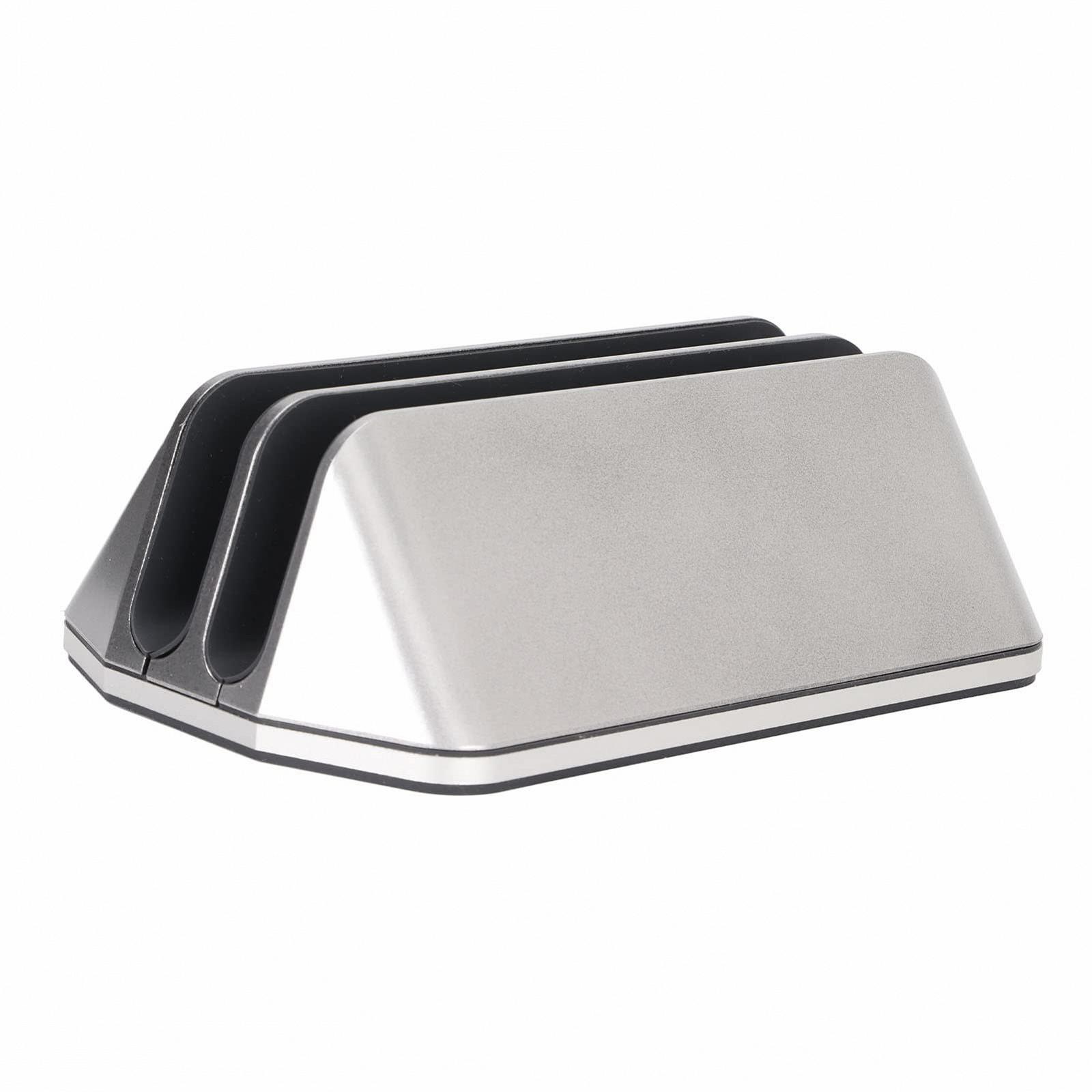 Вертикальна Підставка для Ноутбука з Алюмінієвого Сплаву Регульована для 2 Ноутбуків Сріблястий, фото №7