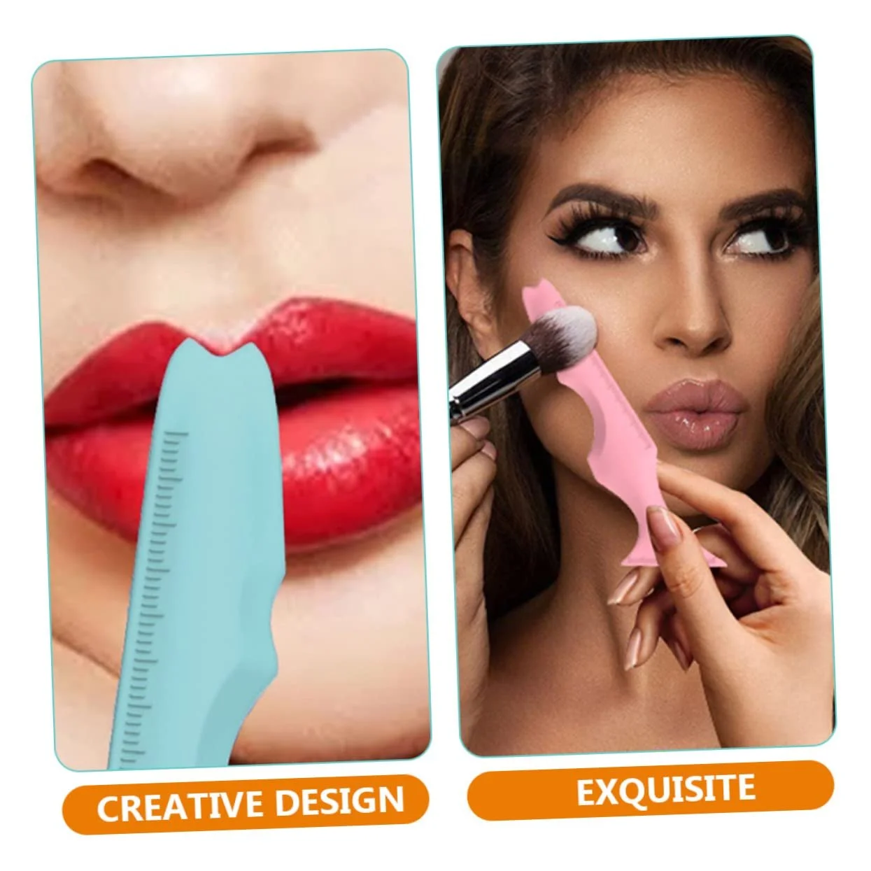 Трафарет для подводки Beaupretty 6 шт. Силиконовая, фото №4