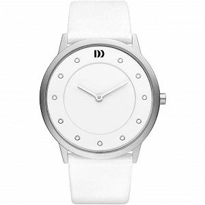 Купить Женские часы Danish Design IV12Q1032, корпус сталь, белый кожаный ремешок - Фото 1 Женские часы Danish Design IV12Q1032, корпус сталь, белый кожаный ремешок - Фото 1