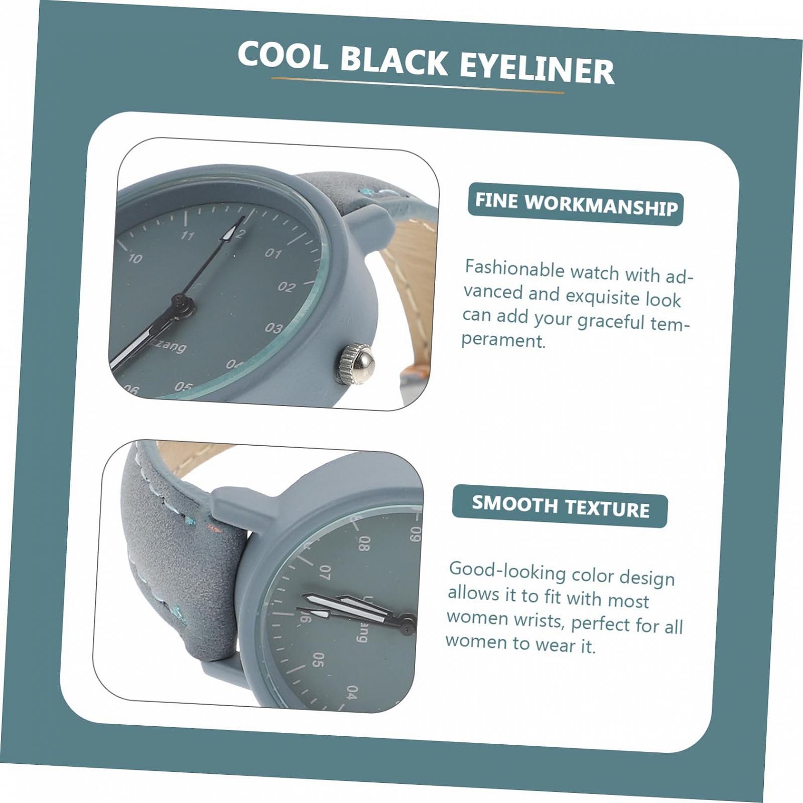 Стильные часы Healvian для девочек, повседневные часы с ремешком, простые наручные часы, универсальный дизайн, удобный ремешок из искусственной кожи, фото №6