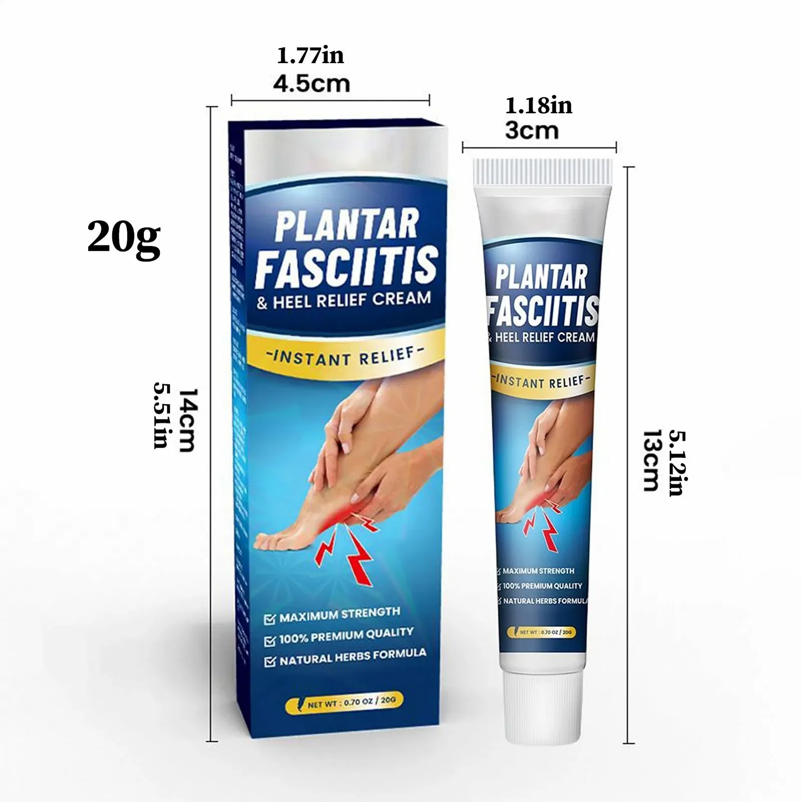 Крем для ног портативный 20 г, фото №6