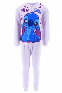 Піжама Disney Stitch, футболка та довгі велюрові штани, 2 предмети - Фото 1
