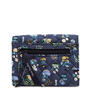 Гаманець Vera Bradley Iconic RFID Riley Compact, фірмовий бавовняний гаманець synthetic.ua - Фото 1