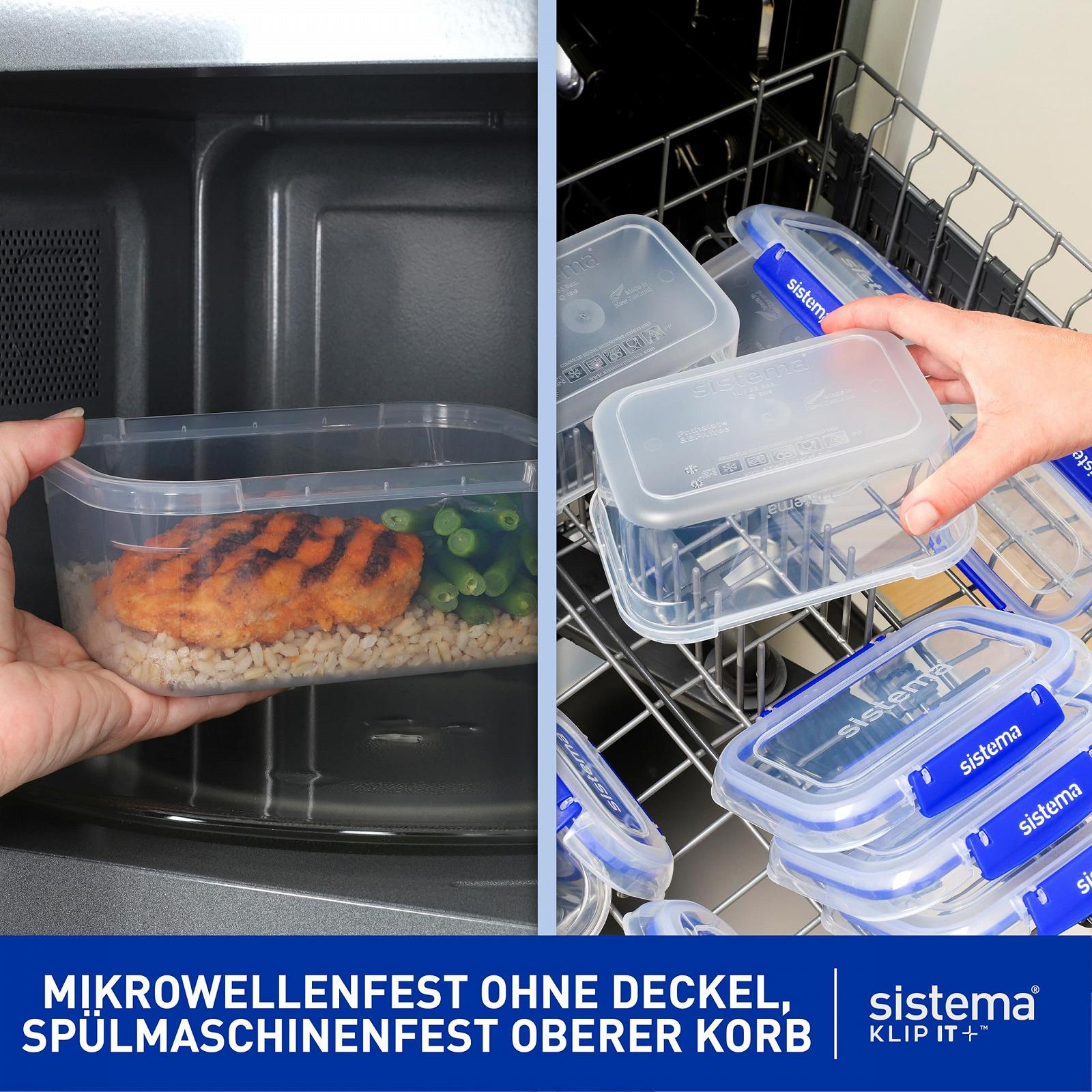 Контейнери для зберігання продуктів Sistema KLIP IT 6 шт, фото №5