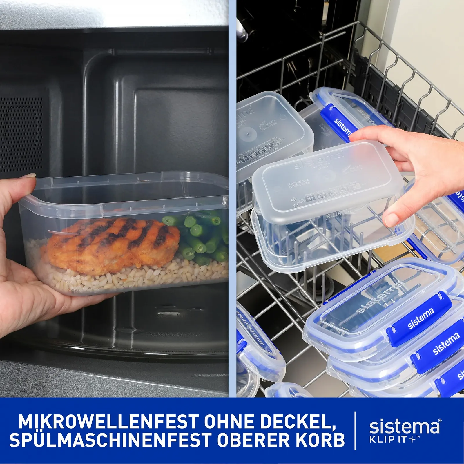 Контейнери для зберігання продуктів Sistema KLIP IT 6 шт, фото №5 Контейнери для зберігання продуктів Sistema KLIP IT 6 шт, фото №5