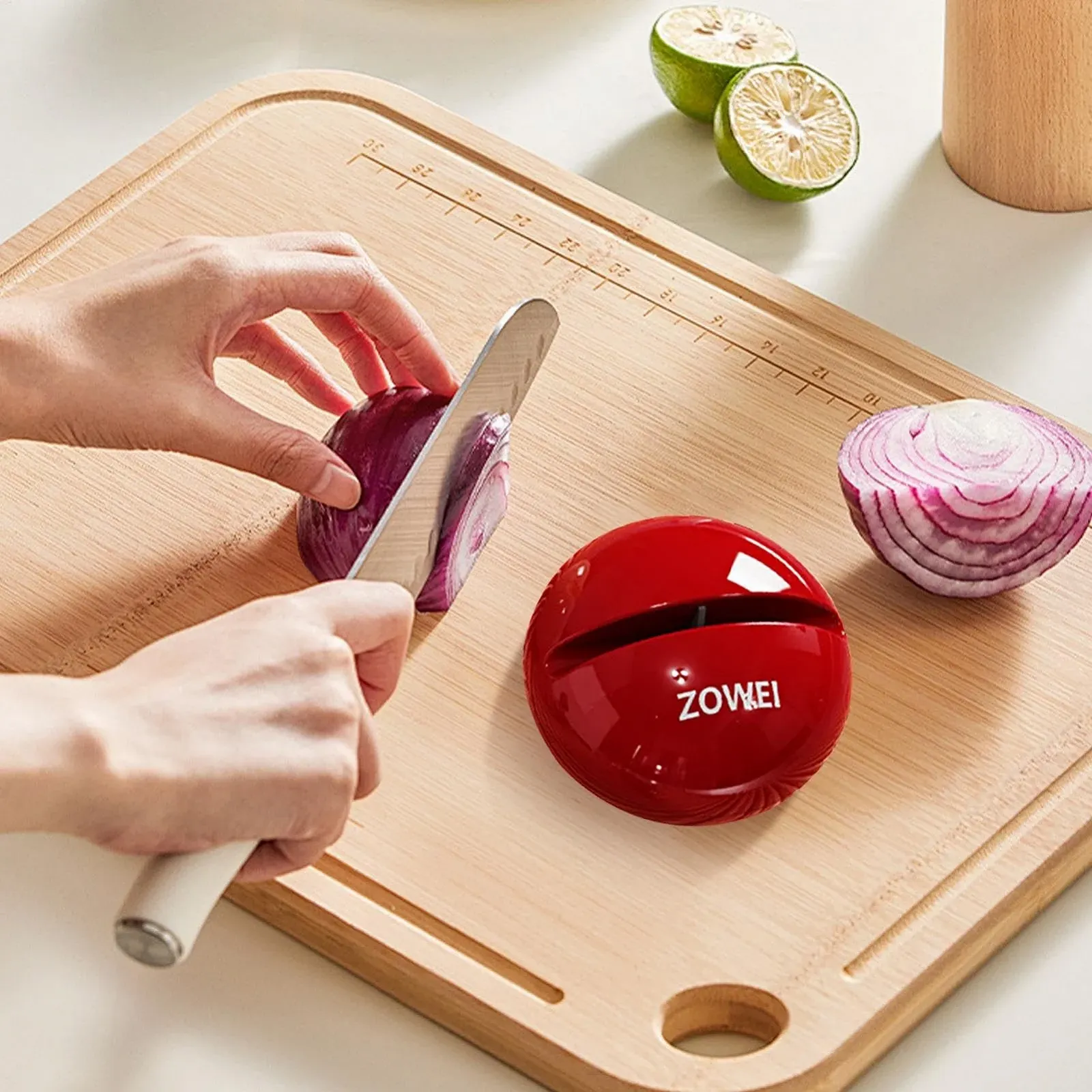 Точило для ножів ручне з вакуумною присоскою портативне, фото №7