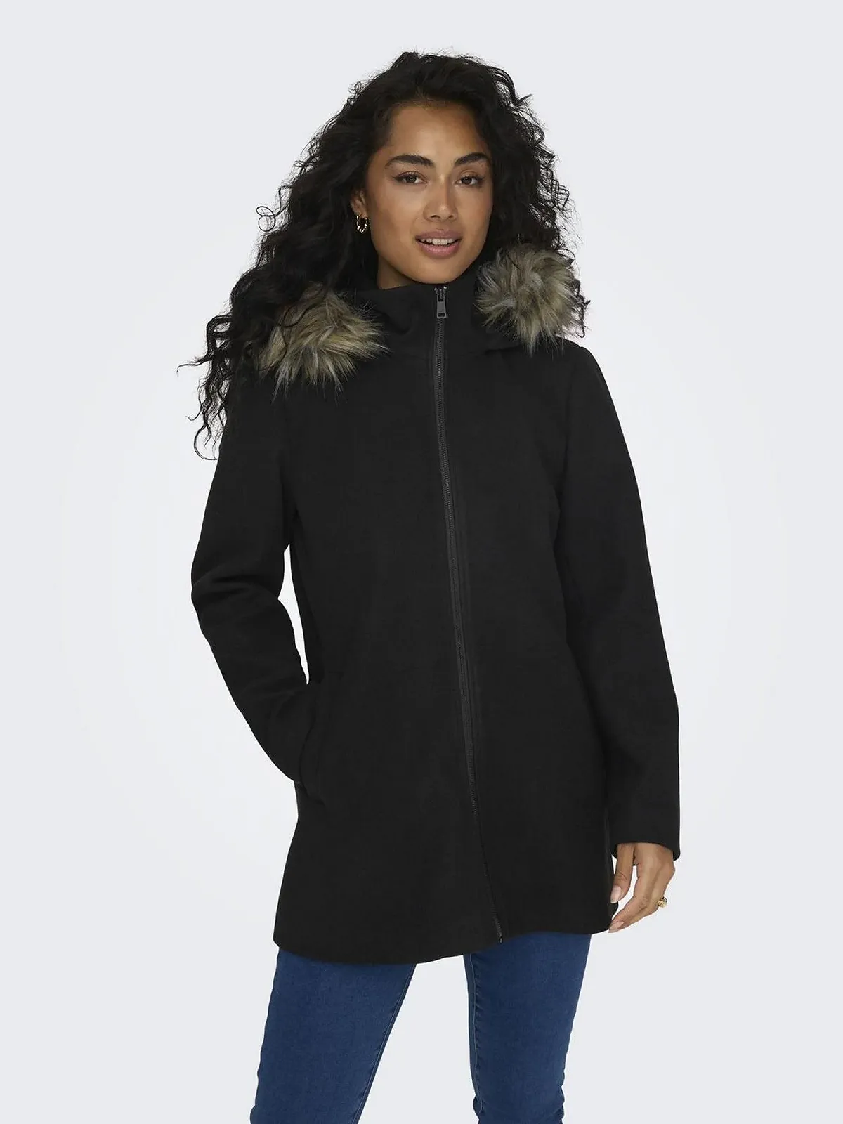 Пальто ONLY Жіноче High Closed Coat, фото №4 Пальто ONLY Жіноче High Closed Coat, фото №4