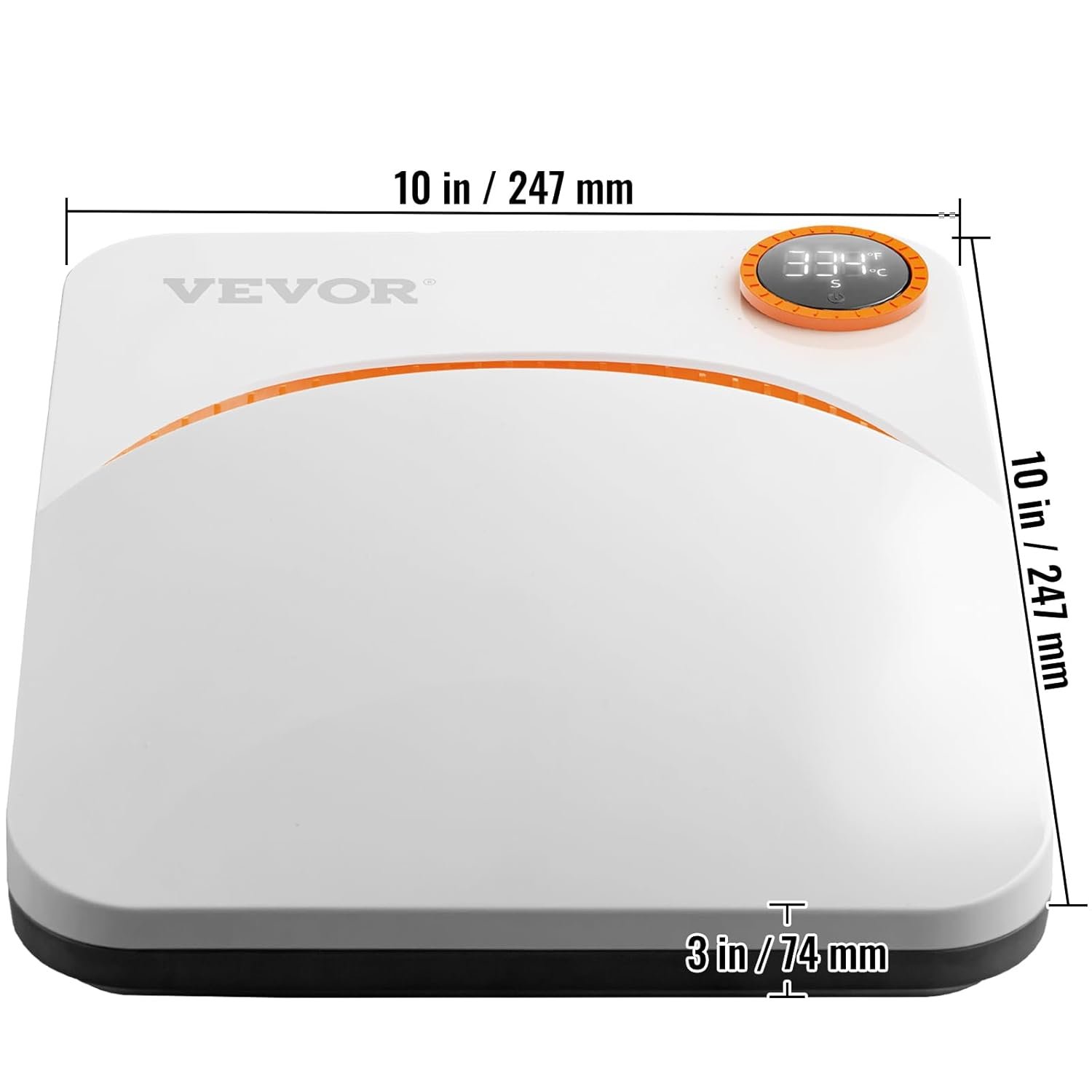 Мини термопресс Vevor F0909 / 670 W / 247 х 247 мм / Белый, фото №4 Мини термопресс Vevor F0909 / 670 W / 247 х 247 мм / Белый, фото №4