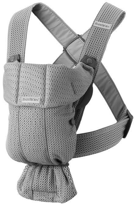 Рюкзак-переноска BabyBjorn Baby Carrier Mini 3D Mesh / Сірий, фото №2
