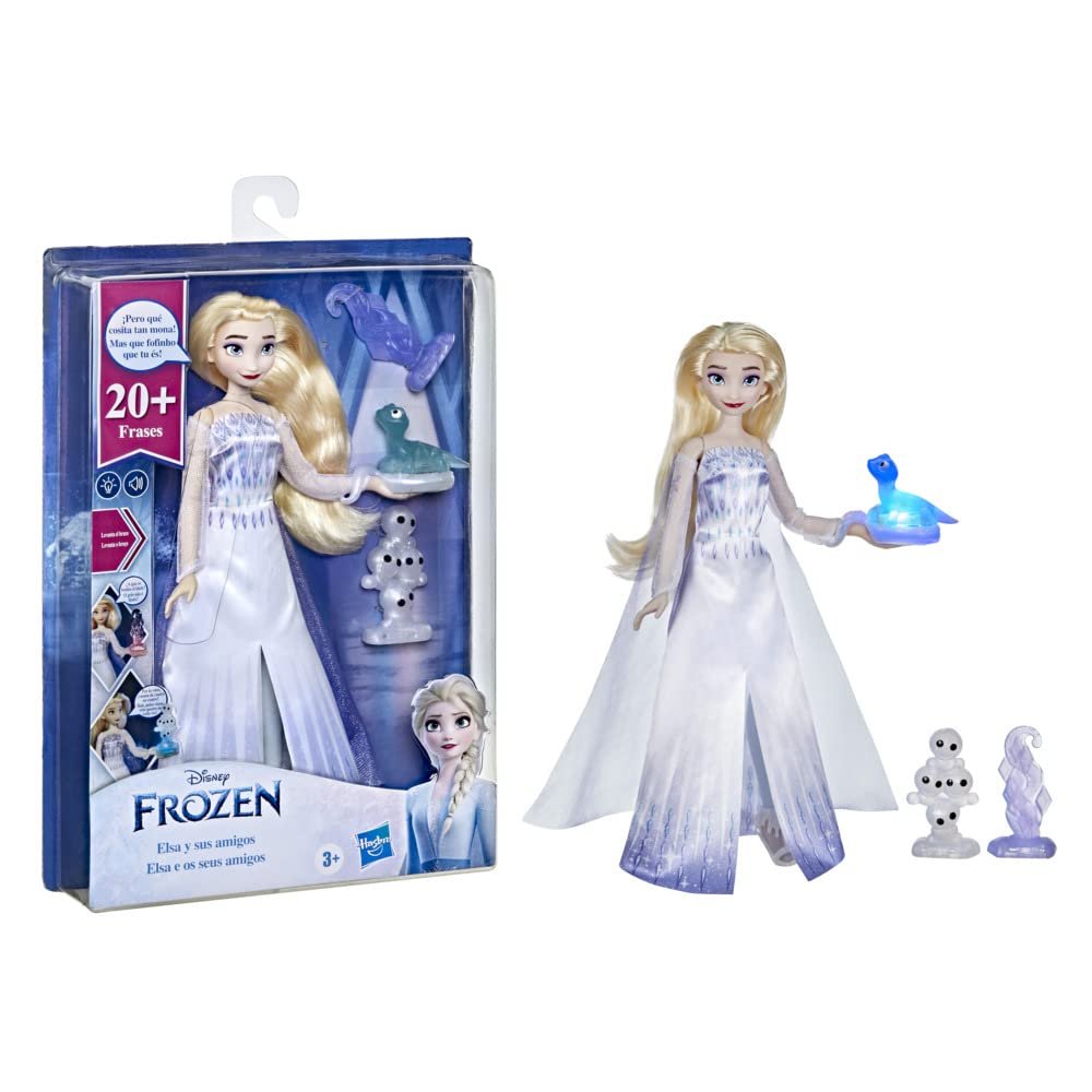 Лялька Elsa Disney Frozen Hasbro Gaming F2230675 F2230, Talking Friends 2, з Звуками та Фразами, Іграшка для Дітей від 3 років, Multi, фото №2 Лялька Elsa Disney Frozen Hasbro Gaming F2230675 F2230, Talking Friends 2, з Звуками та Фразами, Іграшка для Дітей від 3 років, Multi, фото №2
