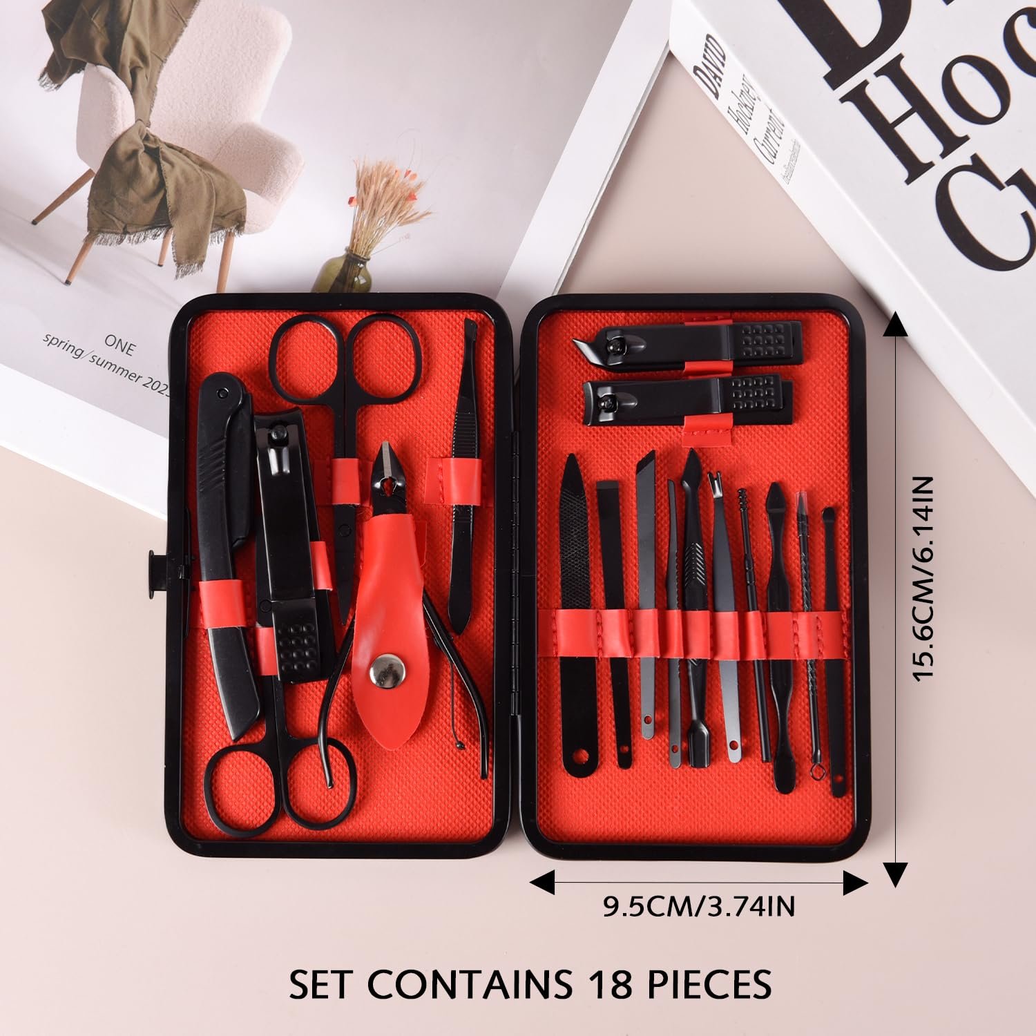 Набір манікюрний 18 шт, фото №4 Набір манікюрний 18 шт, фото №4