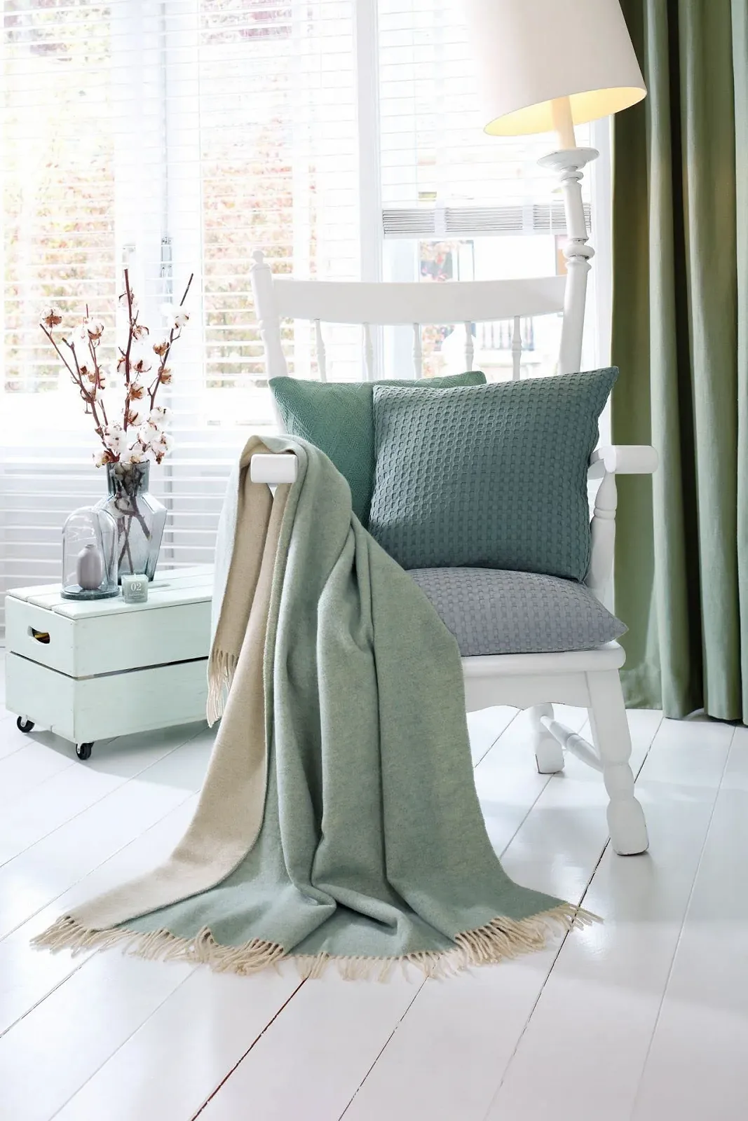 Плед Biederlack Cashmere Sage/Cream - (761910), фото №4