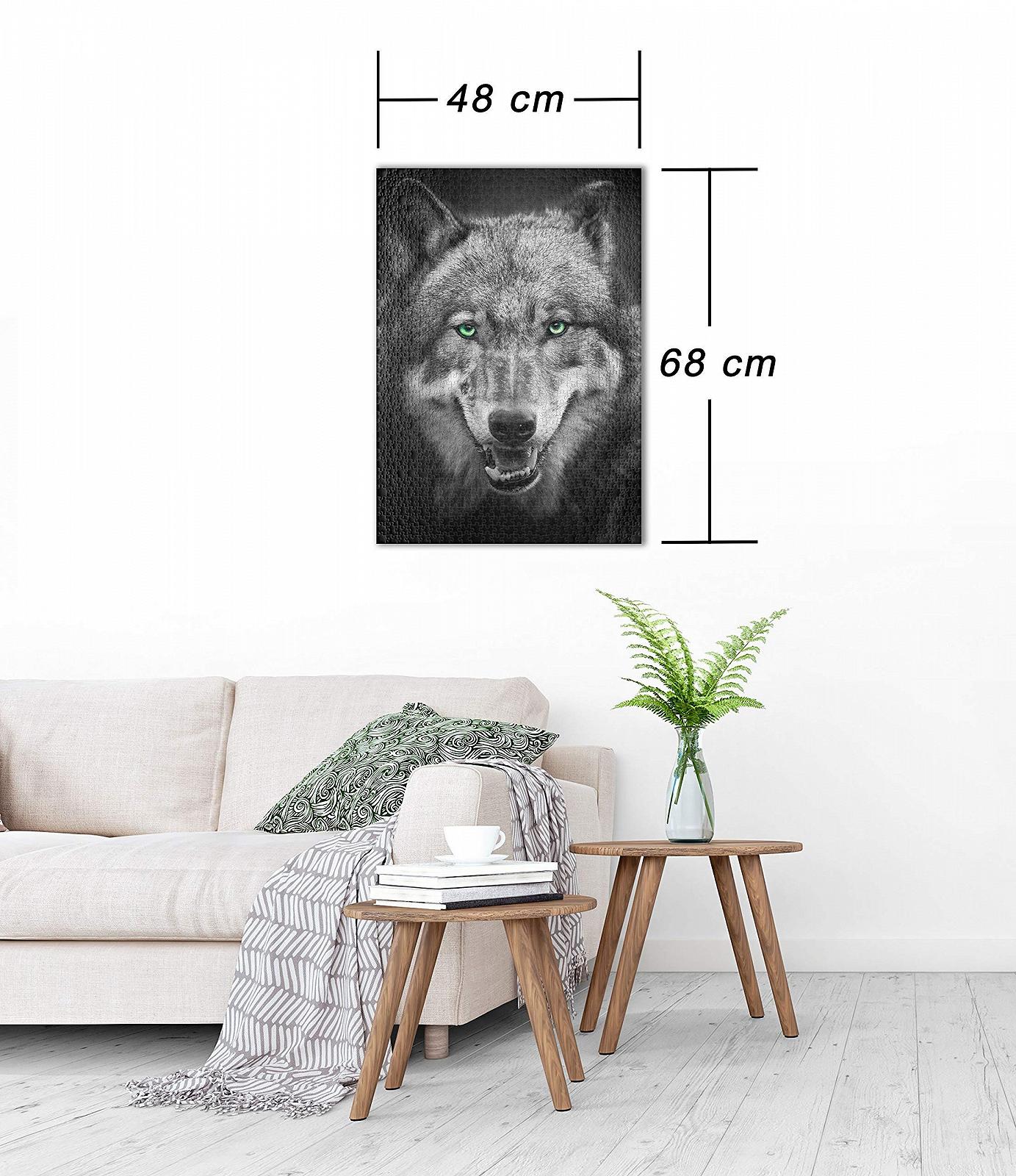 Пазл Ulmer Puzzleschmiede Classic Canis Lupus 1000 деталей Портрет серого волка, фото №3