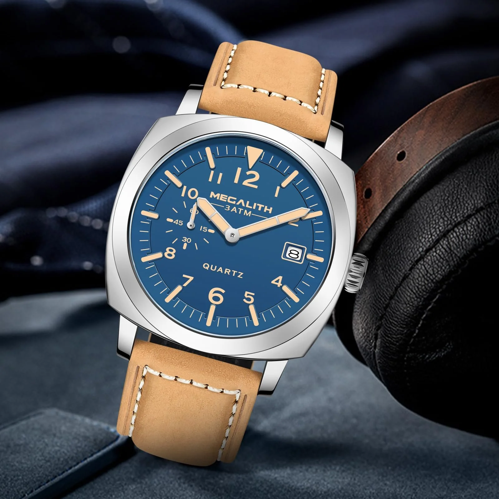 Годинник MEGALITH Кварцовий Аналоговий Водонепроникний, фото №9