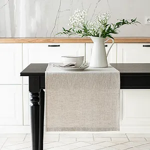Ранер для столу Varvara Home лляний бежевий 40 x 100 см ціна на synthetic.ua - Фото 1 Ранер для столу Varvara Home лляний бежевий 40 x 100 см synthetic.ua - Фото 1