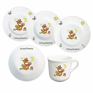 Детский Набор Посуды 5 предметов Фарфор - Фото 1