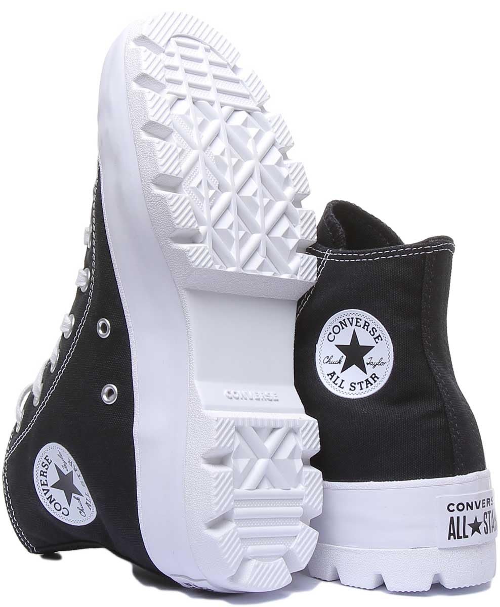Кроссовки Converse Chuck Taylor All Star Lugged Nera da Donna A03704C, фото №5