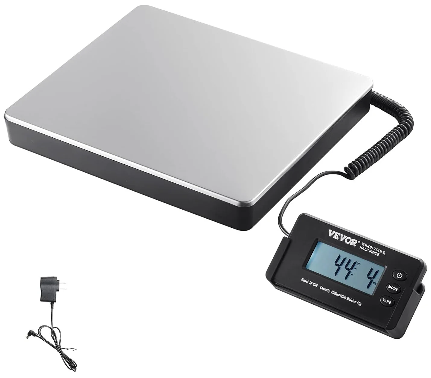 Цифровые почтовые весы VEVOR SF-808 Silver/Black, фото №1
