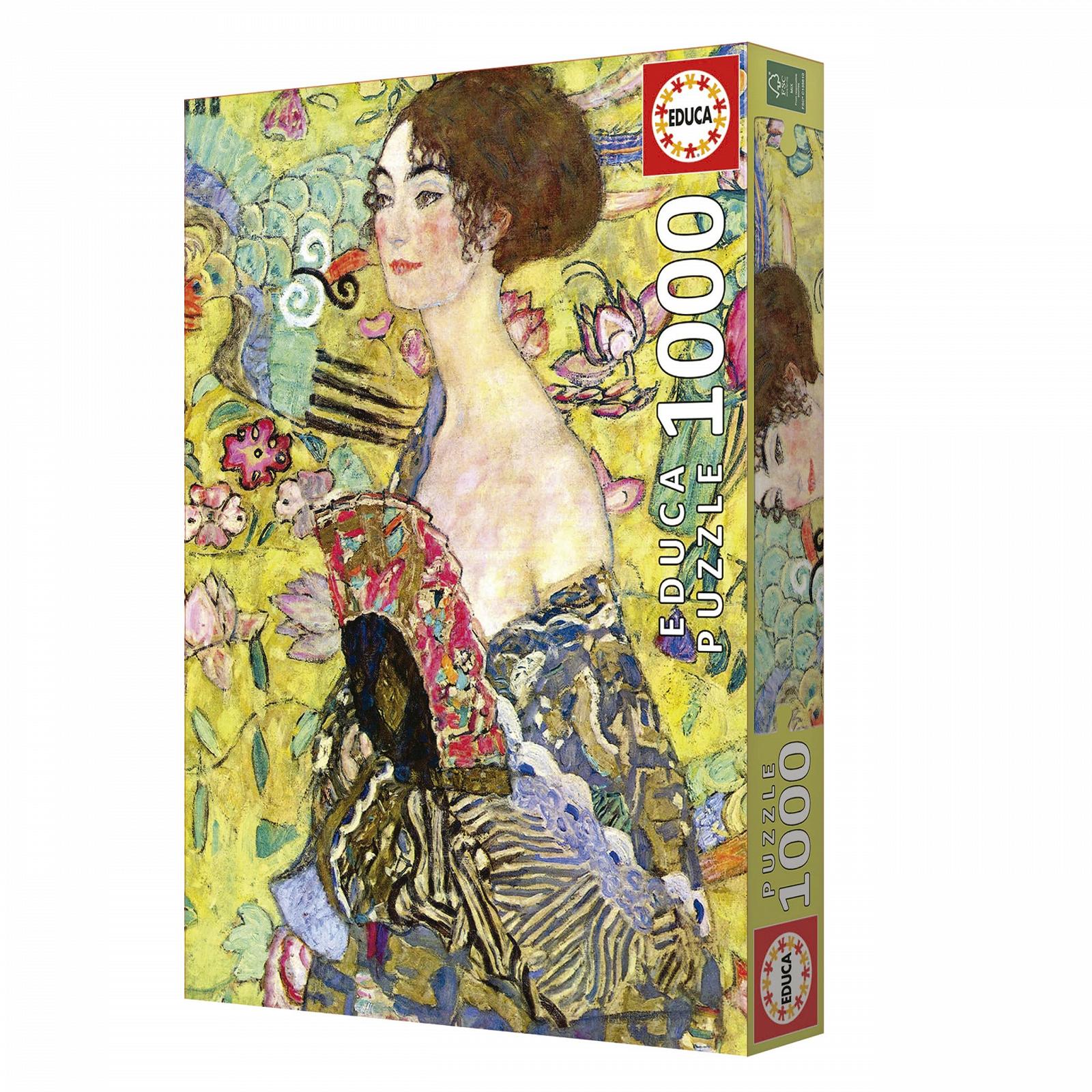 Пазл Educa Gustav Klimt Lady with Fan 1000 элементов 48 x 68 см, фото №6 Пазл Educa Gustav Klimt Lady with Fan 1000 элементов 48 x 68 см, фото №6