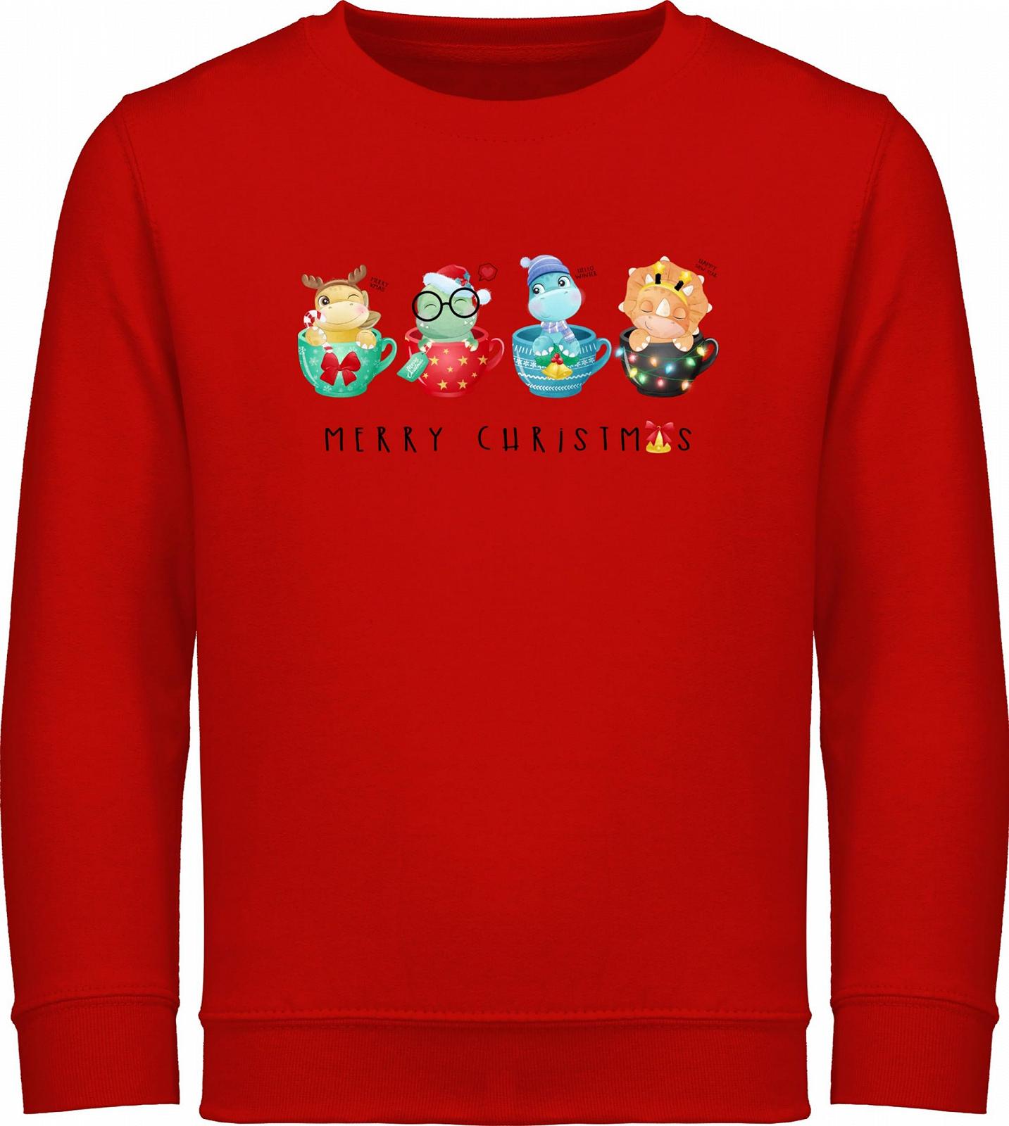 Детский свитшот Shirtracer Рождественские динозавры, фото №1