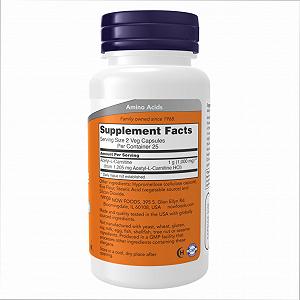 Acetyl L-Carnitine 500mg 100 vcaps synthetic.ua - Фото 1