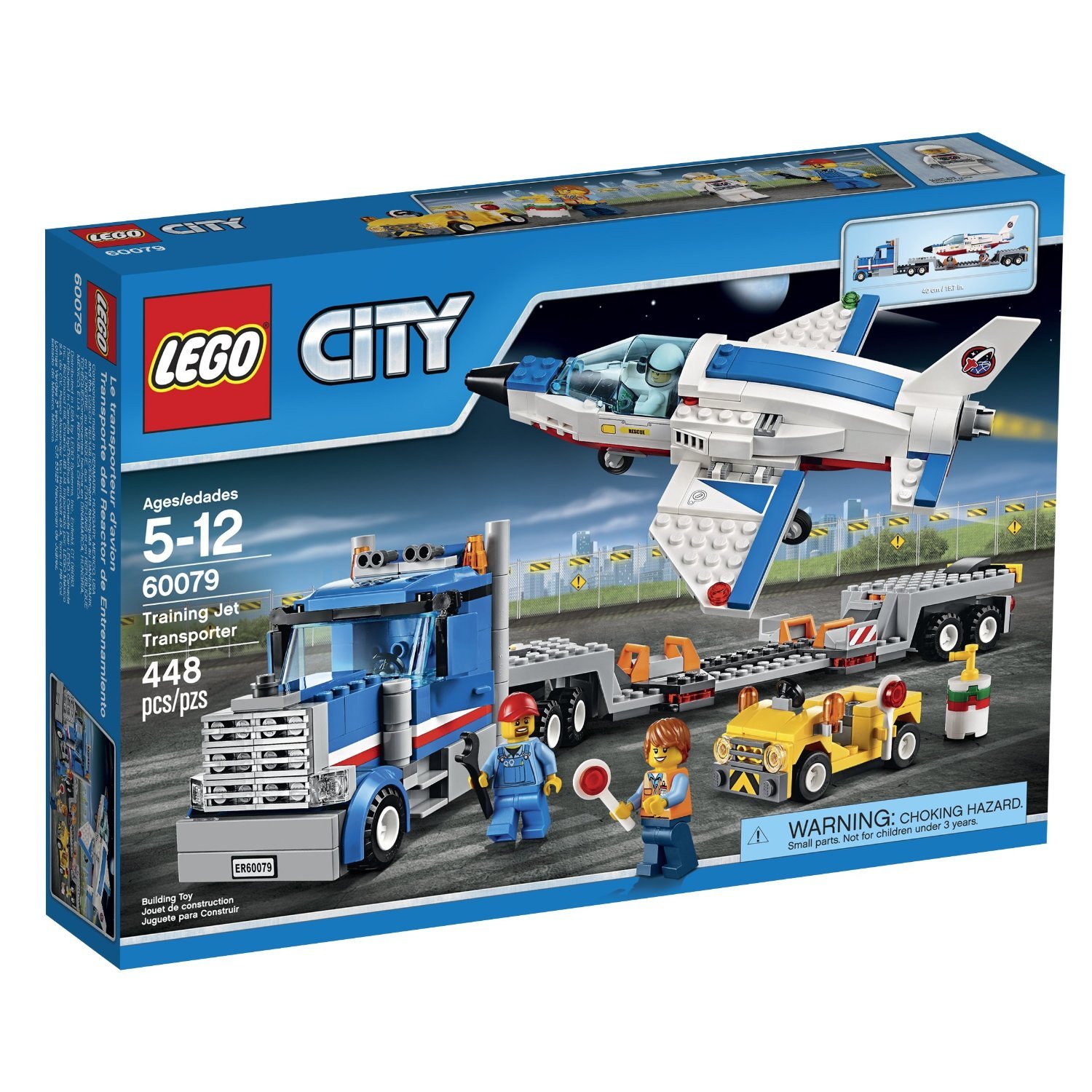 LEGO City Space Port Training Jet Transporter 60079, фото №3