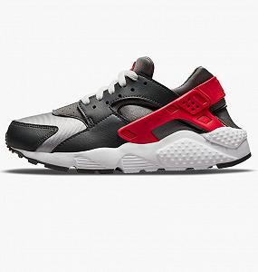 Кроссовки Nike Air Huarache Run GS Smoke Grey University Red, размер 36.5 - Фото 1