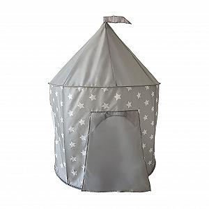 Палатка для игр Knorrtoys Stars 55541 серая с белым synthetic.ua - Фото 1