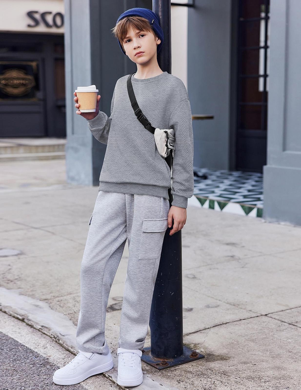 Толстовка Arshiner для хлопчиків, з круглим вирізом, повсякденна, з довгими рукавами,, фото №5