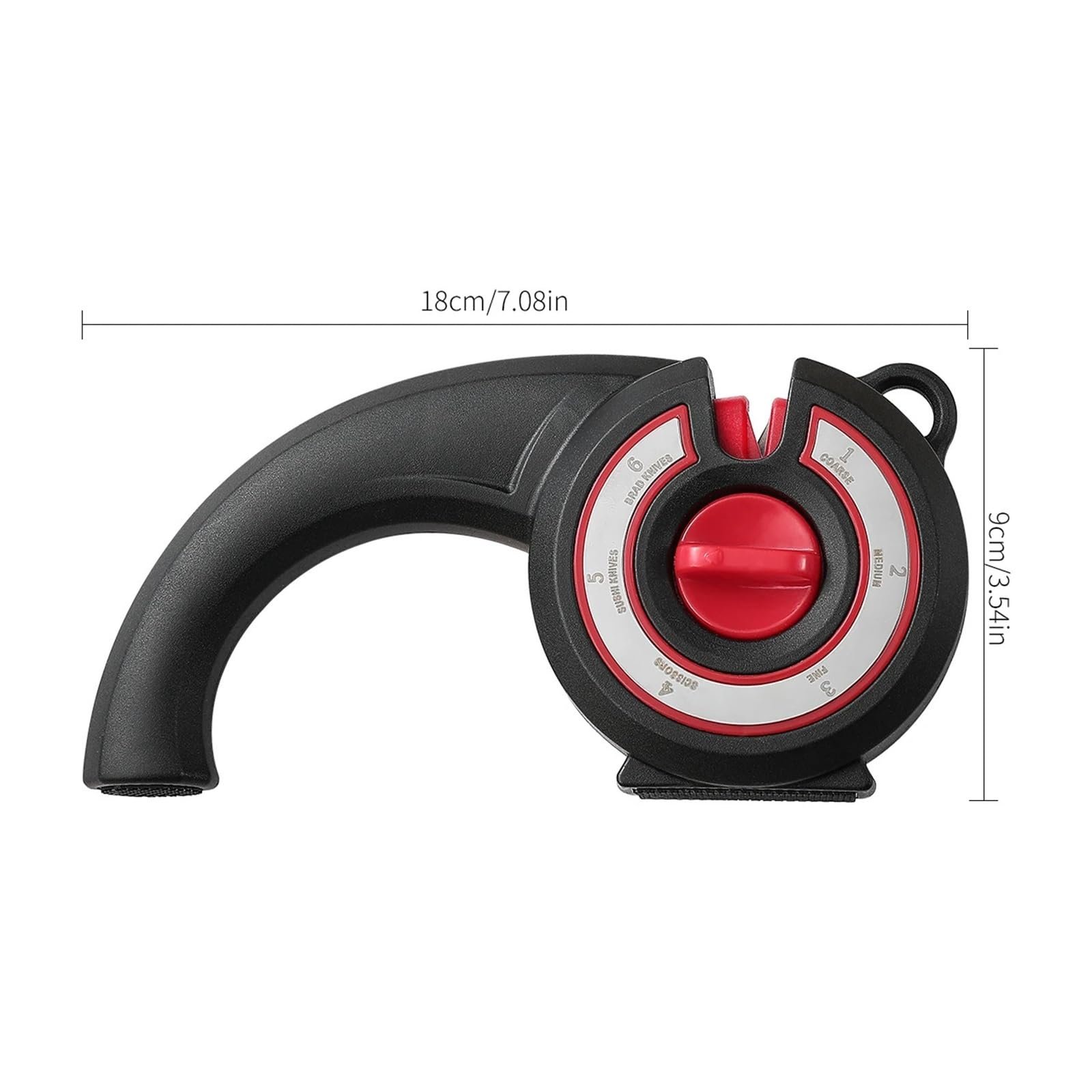 Точилка для ножей профессиональная 6 в 1 с регулируемым углом, фото №2