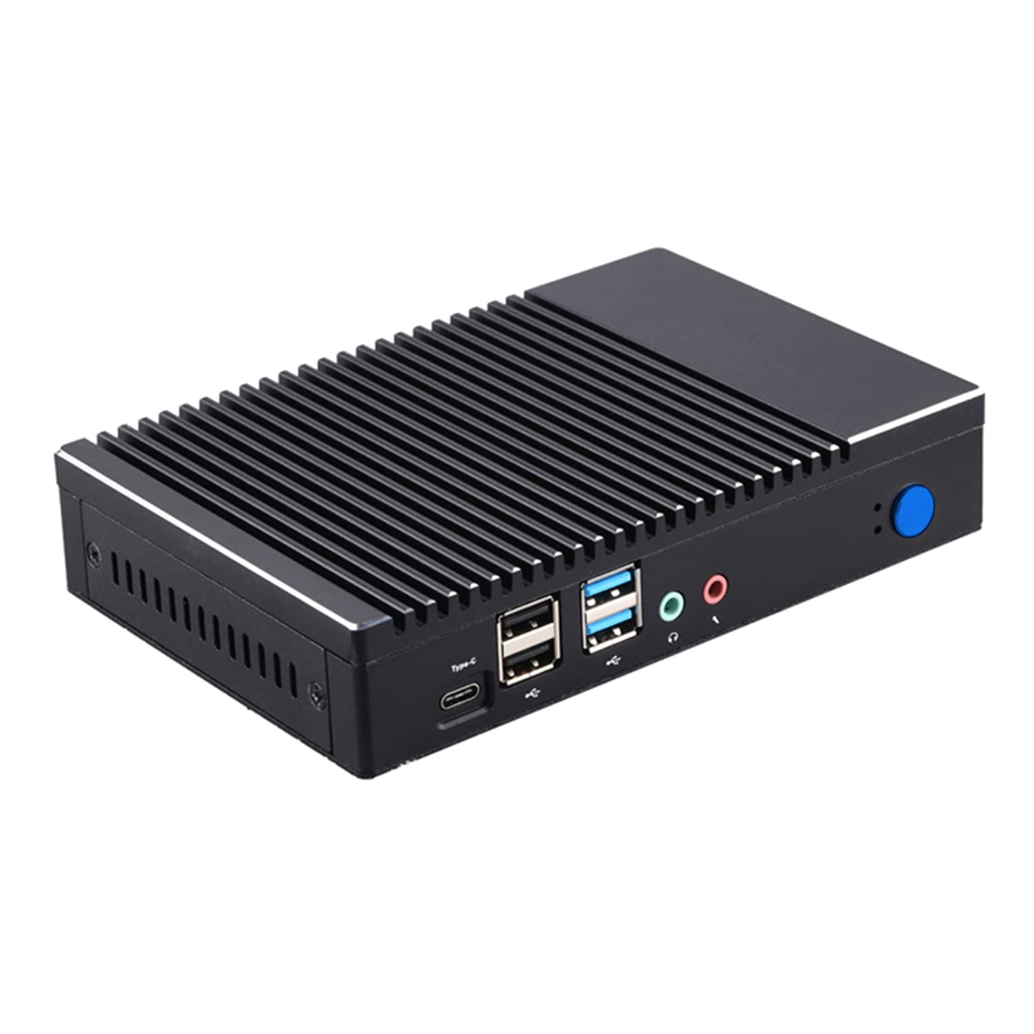 HUNSN Fanless Mini ПК BH05a AMD A6 1450 8G RAM 512G SSD, фото №1
