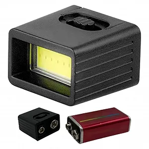 Маленький LED ліхтарик Generic, компактний, яскравий кишеньковий , швидка заміна батареї, портативна лампа для нічних активностей - Фото 1
