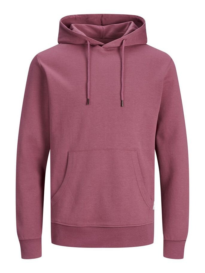 Худі JJEBASIC SWEAT HOOD NOOS 12182537-Hawthorn Rose-Fit:REG Jack&Jones  XL, фото №4