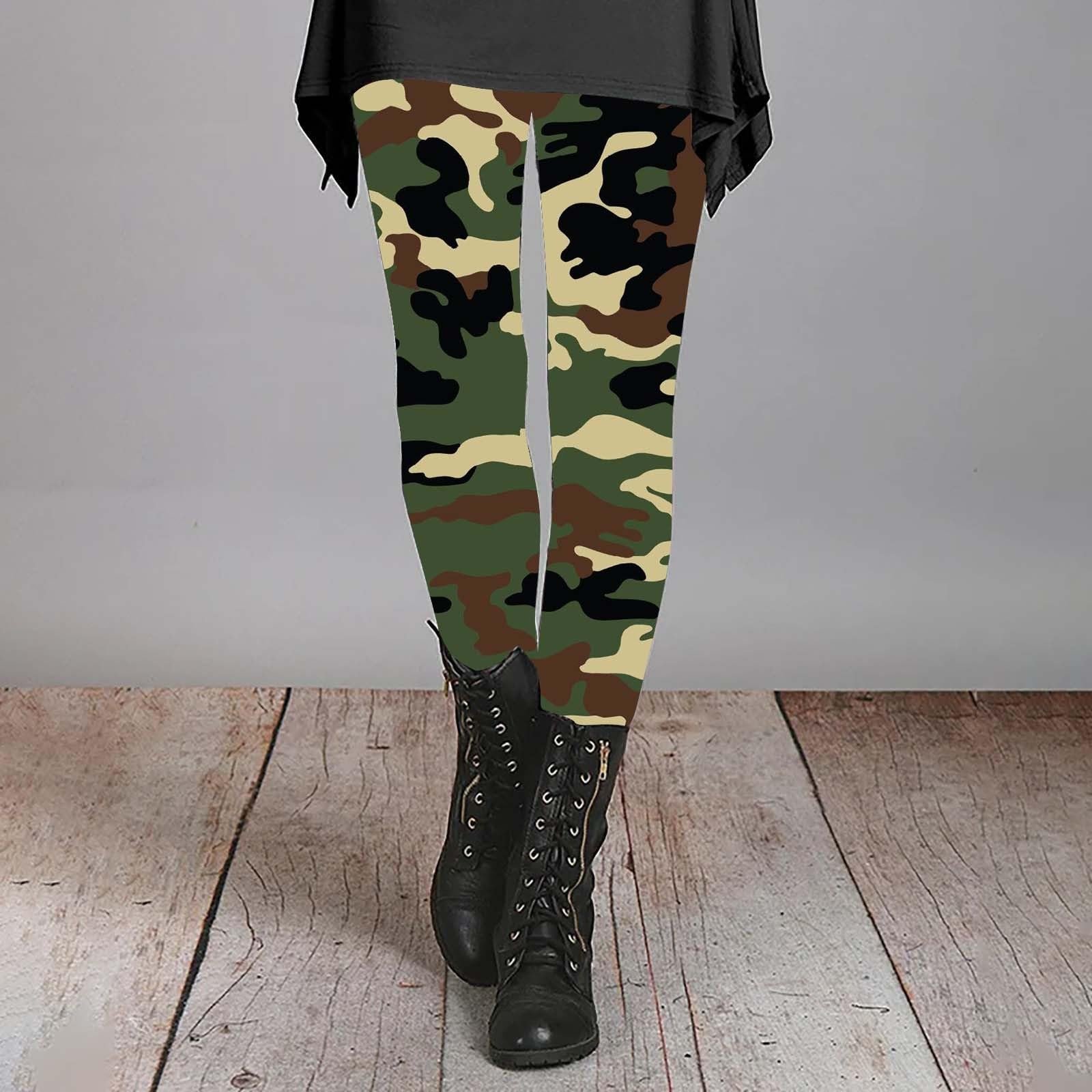 Леггинсы Женские Hose High Waist Облегающие Камуфляж Стрейч Удобные Push UpДля йоги и спорта больших размеров, фото №2