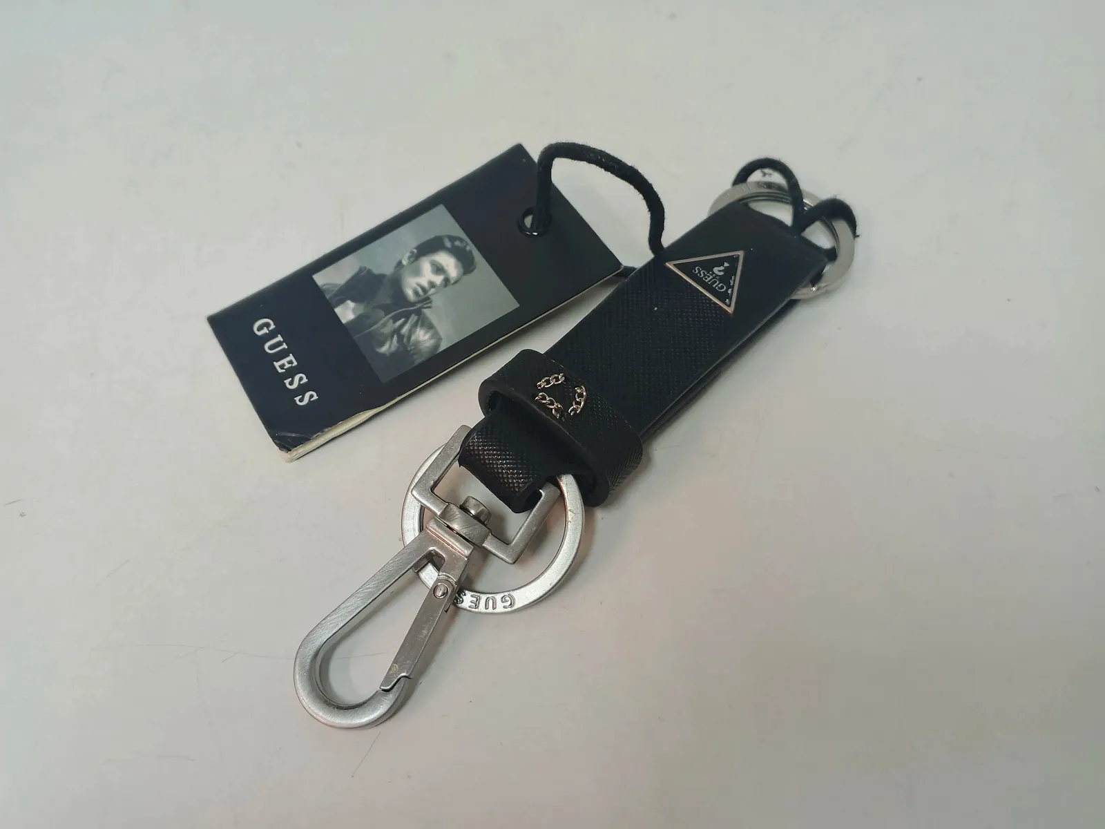 Мужской брелок GUESS Certosa Black, фото №1