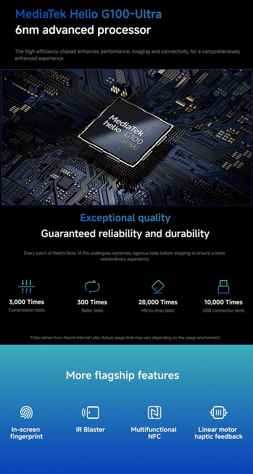 Смартфон Xiaomi Redmi Note 14 Pro 4G 12/512 ГБ 5500 мАч AMOLED 33 Вт Blue, фото №8 Смартфон Xiaomi Redmi Note 14 Pro 4G 12/512 ГБ 5500 мАч AMOLED 33 Вт Blue, фото №8