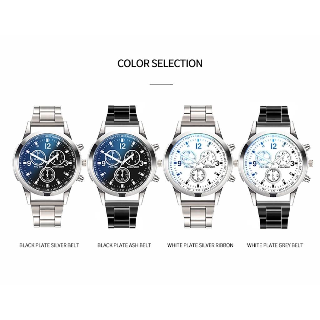 Годинник Чоловічий Кварцовий Спортивний Ультрамодний Військовий Люксовий З Нержавіючої Сталі, фото №2