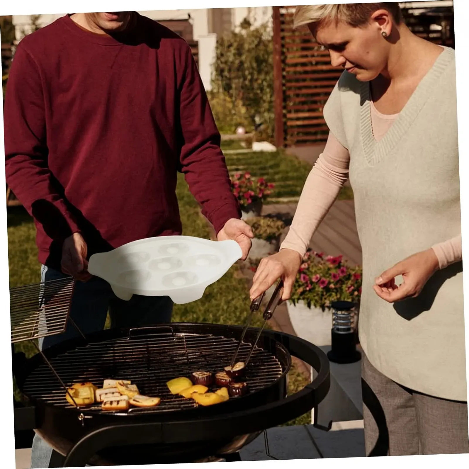 Форма для запікання равликів VICASKY керамічна на 6 отворів глянцева 6,5 дюймів, фото №2 Форма для запікання равликів VICASKY керамічна на 6 отворів глянцева 6,5 дюймів, фото №2