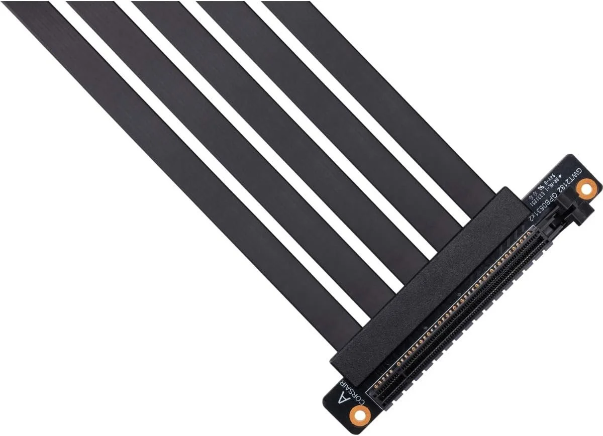 Райзер Corsair Premium PCIe 3.0 x16 / 300mm / 90 ° / Чорний, фото №3