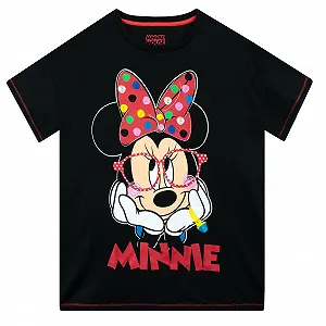 Піжама Disney Minnie Mouse для дівчаток, дитяча коротка піжама Minnie synthetic.ua - Фото 1