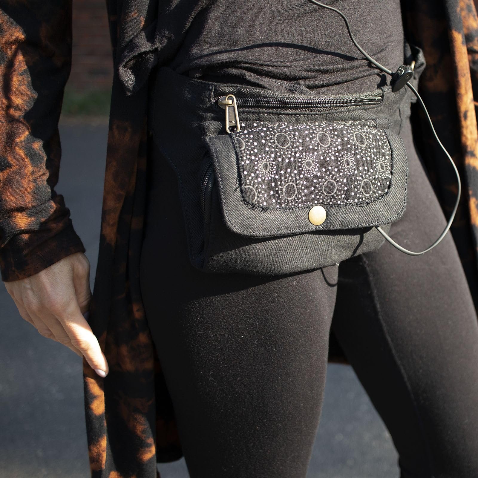 Сумка Freak Scene Flint Belt Bag Boho черный, фото №6
