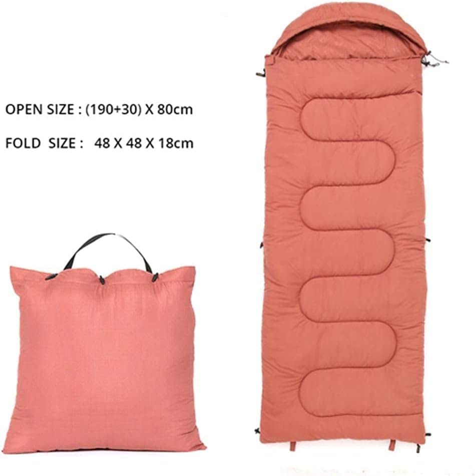 Мішок спальний MYVVKIA Camping Cotton Splice Season Warm Pillow Hooded, фото №2