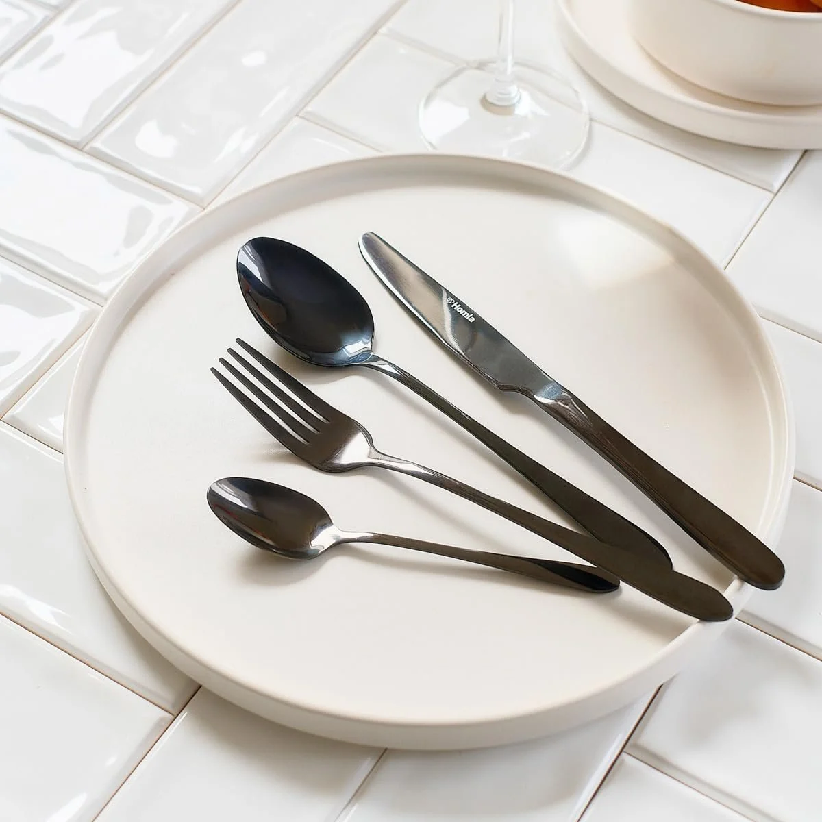 Набор столовых приборов HOMLA Abele на четыре персоны, из 16 предметов, фото №6