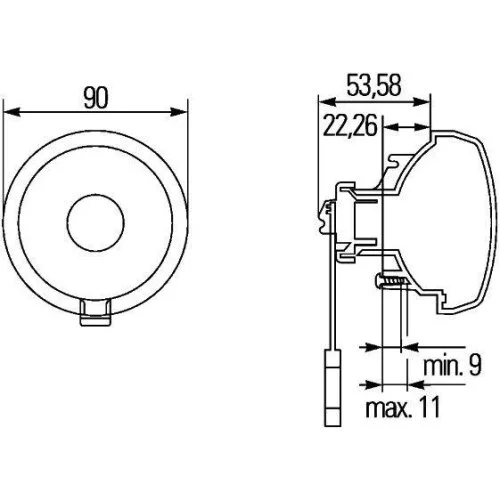 Дневной ходовой огонь HELLA 2PT 965 039-171 для KÄSSBOHRER EVOBUS JUNGHEINRICH, фото №2