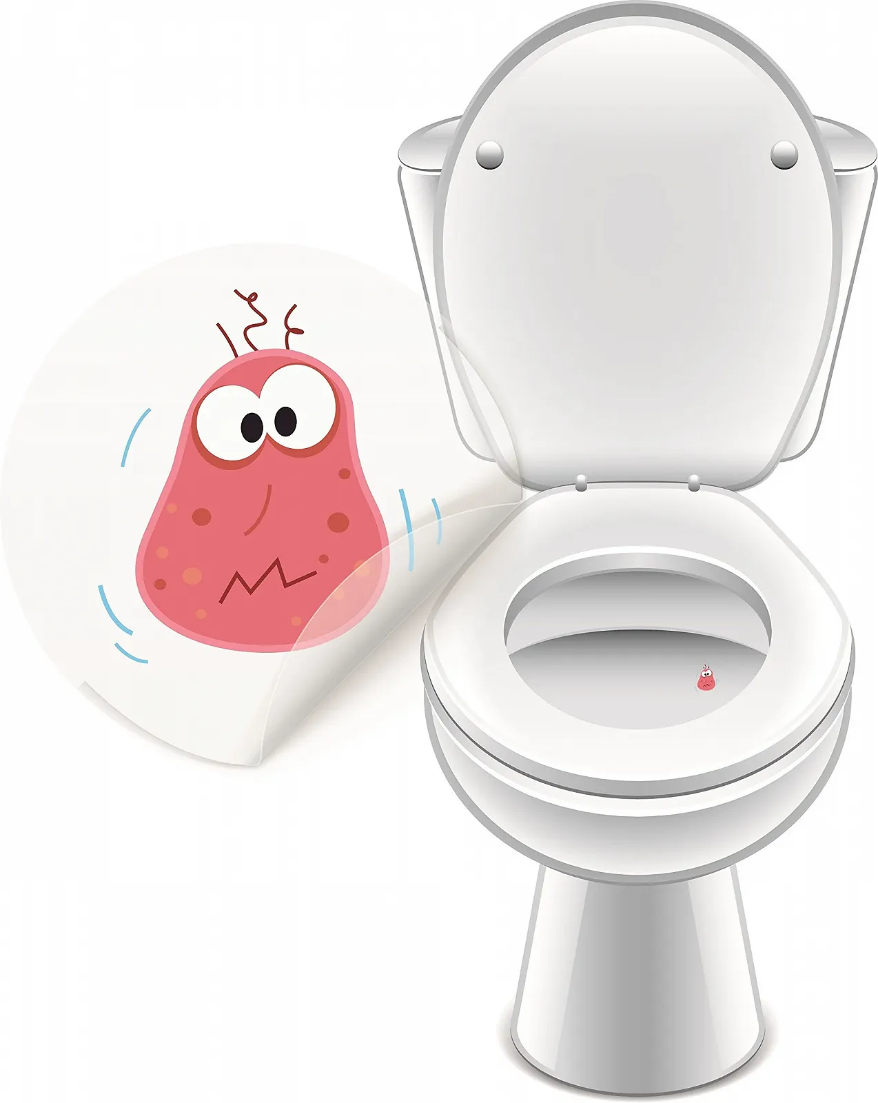 Наклейки для унитаза LK Trend & Style Monster Набор 4 шт. 30 мм, фото №4 Наклейки для унитаза LK Trend & Style Monster Набор 4 шт. 30 мм, фото №4